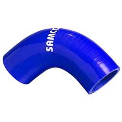 Samco Durite Silicone coudée 90 degré résistant à l'huile et au diesel - Longueur 63mm - Ø6.5mm - Bleu