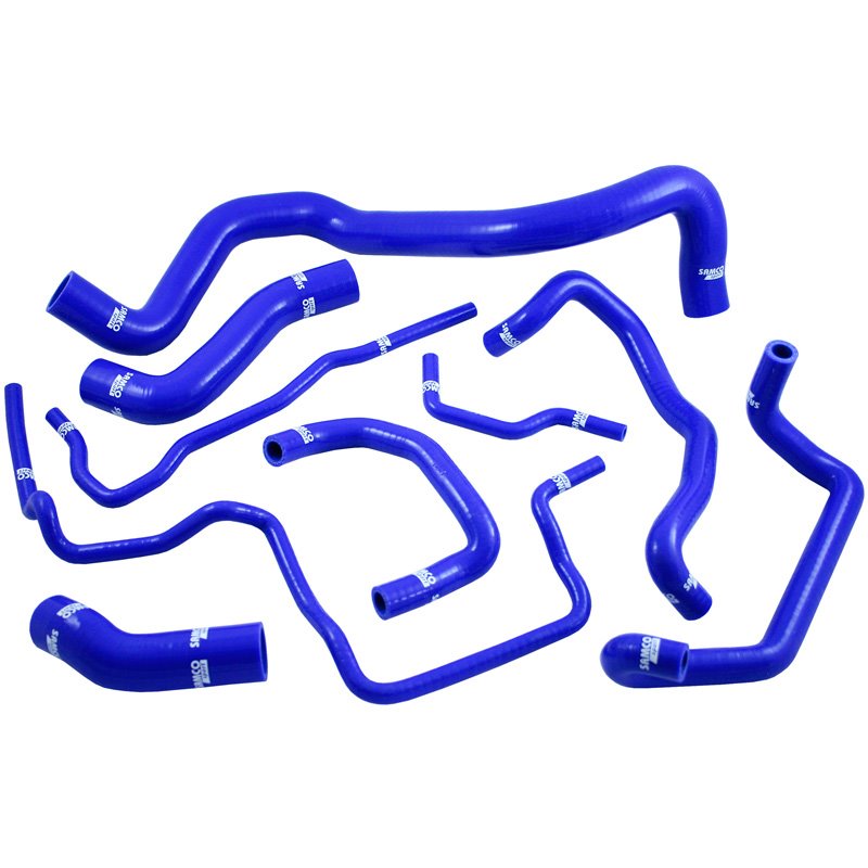 Samco Kit Durites sur mesure pour Volkswagen Golf IV 1.8T AEB - 9-pièces - Refroidissement - Bleu