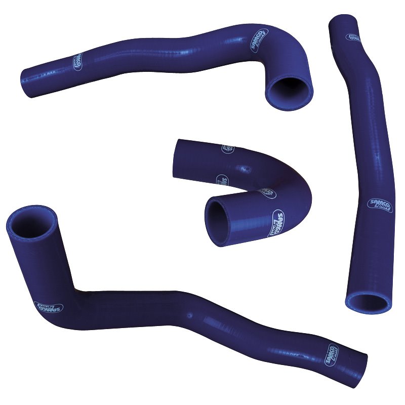 Samco Kit Durites sur mesure pour Mitsubishi Lancer Evo 10 CZ4A 4B11 2007- - 4-pièces - Refroidissement - Bleu