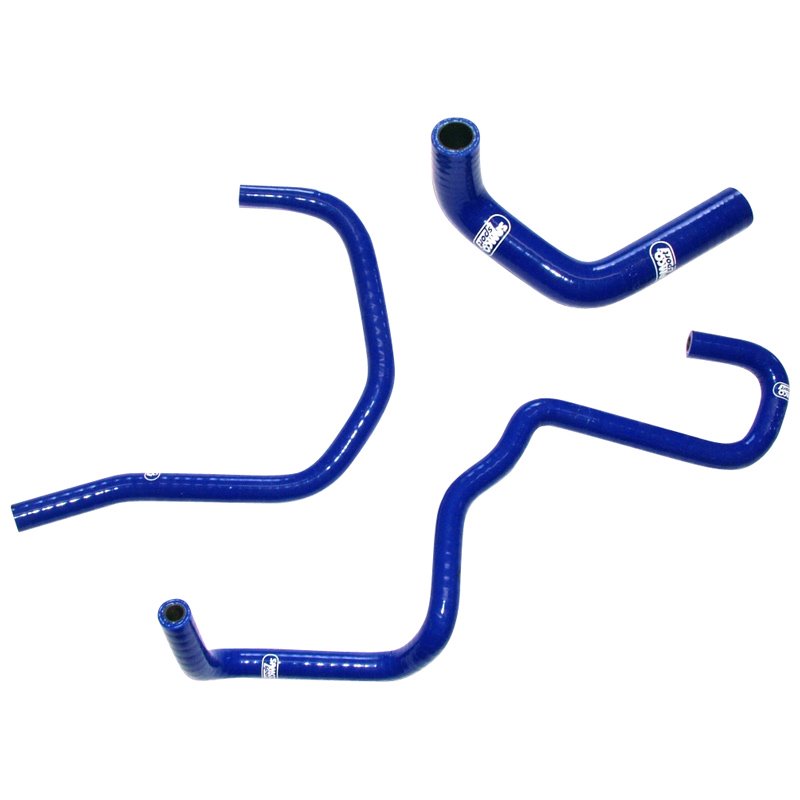 Samco Kit Durites sur mesure pour Opel Corsa C 1.2 16v excl. Twinport 2000-2008 - 3-pièces - Ancillaire - Bleu
