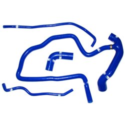 Samco Kit Durites sur mesure pour Opel Corsa C 1.2 16v excl. Twinport 2000-2008 - 4-pièces - Refroidissement - Bleu
