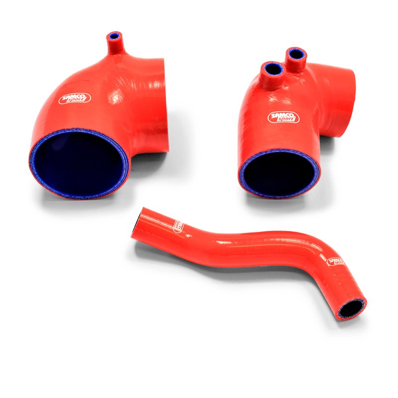 Samco Kit Durites sur mesure pour Subaru Impreza Turbo GC8 Version 1/2 1992-1996 - 3-pièces - Tuyau d'Admission - Bleu