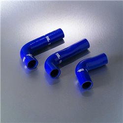 Samco Kit Durites sur mesure pour Alfa Romeo 164 1987-1992 3.0L V6 12V 3-pièces Refroidissement - Bleu