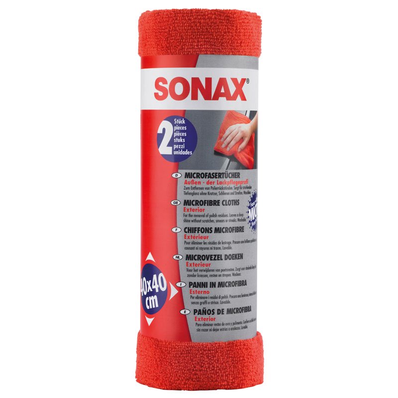 Sonax 416.241 Lavette microfibres extérieur 2 pcs