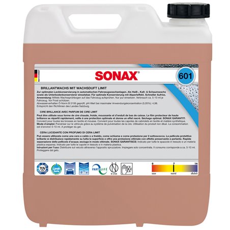 Sonax 601.600 Limit Cire Brillant 10-Litre