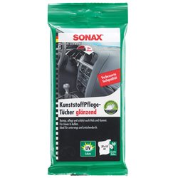 Sonax 415.100 Chiffons d'Entretien Plastiques Brillant - 10 pièces