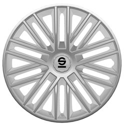 Sparco Enjoliveurs Bergamo - 14-pouces - Argent - Set de 4 pièces