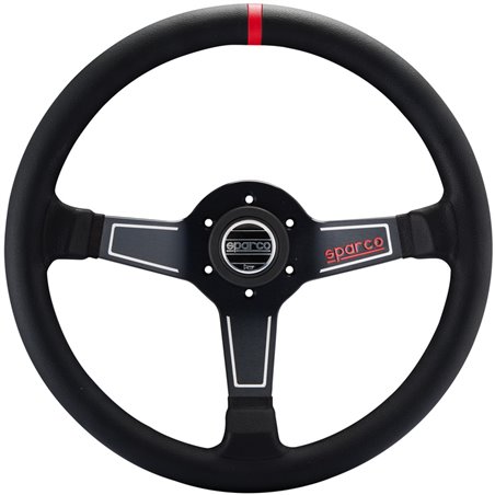 Sparco Volant Universel L575 - Cuir Noir - Diamètre 350mm