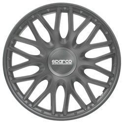 Sparco Enjoliveurs Roma - 16-pouces - Gris - Set de 4 pièces