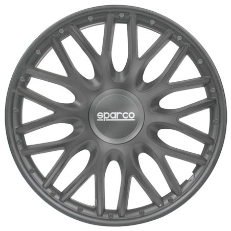 Sparco Enjoliveurs Roma - 16-pouces - Gris - Set de 4 pièces