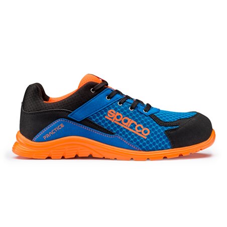 Sparco Chaussures de sécurité légères Practice S1P Niki Bleu/Orange Taille 36