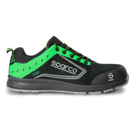 Sparco Chaussures de sécurité légères Cup S1P Adelaide Noir/Vert Taille 37