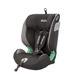 Sparco Siège enfant SK5000I (Isofix) Noir/Gris i-Size 76-150cm (ECE-R129/03)