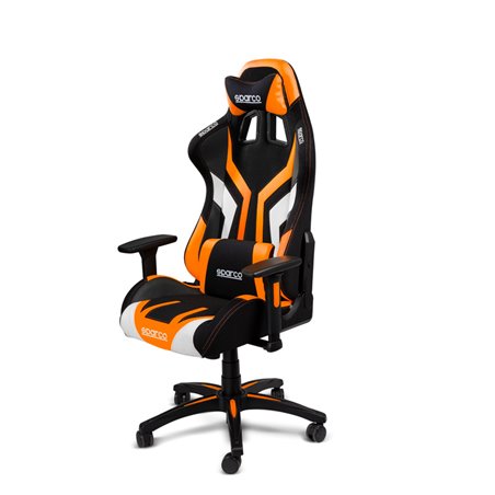 Sparco Fauteuil de bureau / Fauteuil Gaming Torino - Noir/Orange - Réglable