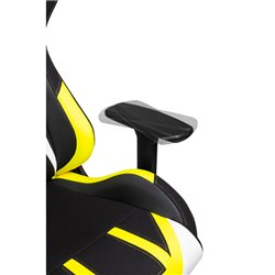 Sparco Fauteuil de bureau / Fauteuil Gaming Torino - Noir/Jaune - Réglable