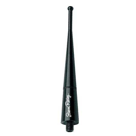 Simoni Racing Antenne d'Aluminium 8V - Noir - Longueur 9cm