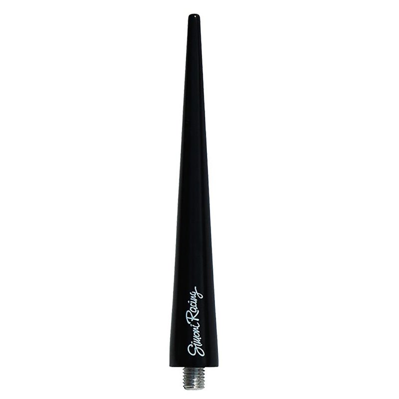 Simoni Racing Antenne d'Aluminium Slide - Noir - Longueur 10,5cm