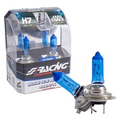 Simoni Racing Ampoules Halogène 'Blue Ice Racing' H7 (4200K) 12V/55W, set de 2 pièces ECE-R37