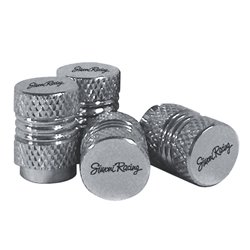 Simoni Racing Bouchons de Valve Milled - Chrome - 4 pièces