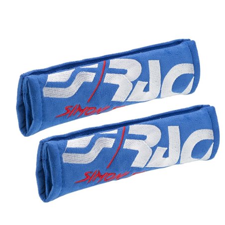 Simoni Racing Protège Ceinture de Sécurité Cut - Bleu - 2 pièces