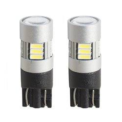 Simoni Racing T10 Ampoules 15-LED 'Canbus No-Polarity' - High Brightness Superblanc / Spread Lens - Set de 2 pièces