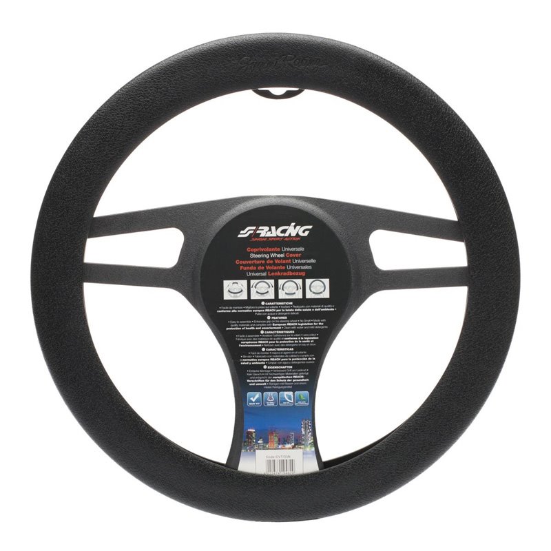 Simoni Racing Couvre-Volant Soft Sil - Silicone Noir - 35-40cm