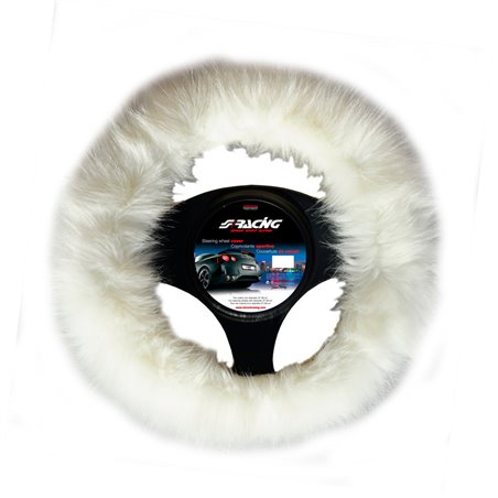 Simoni Racing Couvre-Volant Fluffy Fur - Blanc - 37-39cm