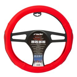 Simoni Racing Couvre-Volant Pretty -  Eco-Cuir Rouge - 37-39cm