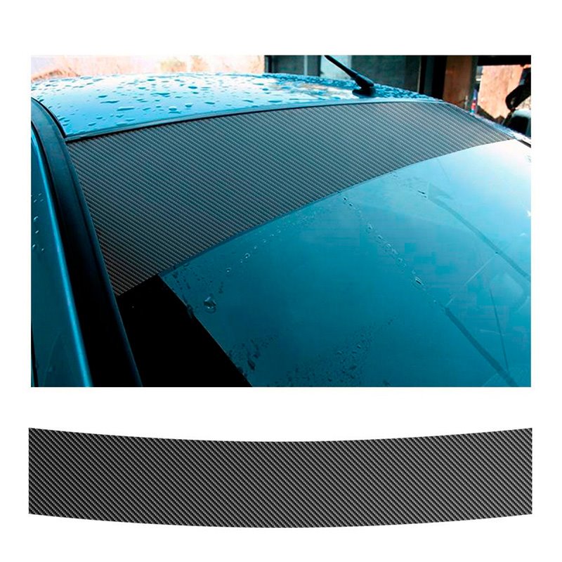 Simoni Racing Bande pare-soleil - 150x24cm - Look-carboné