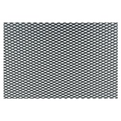 Simoni Racing Grille de Calandre Aluminium Noir - 100x30cm - Maille Fine