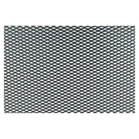 Simoni Racing Grille de Calandre Aluminium Noir - 100x30cm - Maille Fine