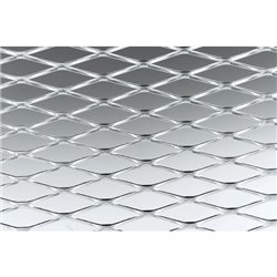 Simoni Racing Grille de Calandre Aluminium - 100x30cm - Maille Large
