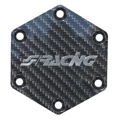 Simoni Racing Couverture de klaxon pour volant sport - Carboné