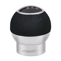 Simoni Racing Pommeau de Vitesse Special Hype - Noir/Chrome (pour bague de marche arrière)