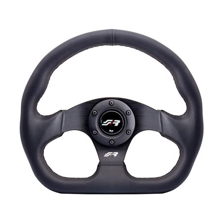 Simoni Racing Volant Universel 'Need for Speed' - Eco-Cuir Noir - Diamètre 330mm