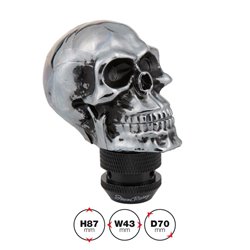 Simoni Racing Pommeau de Vitesse Skeletor - Noir/Chrome