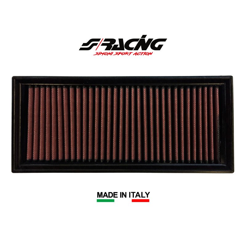 Simoni Racing Filtre à air de Remplacement sur mesure pour Alfa Romeo 147 & GT 1.6L-L4 16v & & 1.8L L4 & 2.0L-L4 16v 2000-