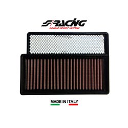 Simoni Racing Filtre à air de Remplacement sur mesure pour Opel Combo 1.4 2012- / Opel Tour 1.4T 2012- / Fiat 500 1.4 2008-2015 