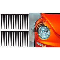 Simoni Racing Set de Cils de voiture - Noir - Set de 2 pièces