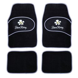 Simoni Racing Tapis de Sol Universel Daisy - Noir/Gris - 4 pièces