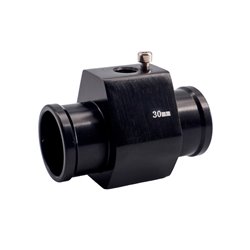 Simoni Racing Adaptateur de capteur de température d'eau - Aluminium anodisé noir - Ø30mm