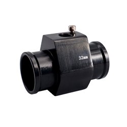Simoni Racing Adaptateur de capteur de température d'eau - Aluminium anodisé noir - Ø32mm