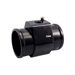 Simoni Racing Adaptateur de capteur de température d'eau - Aluminium anodisé noir - Ø40mm