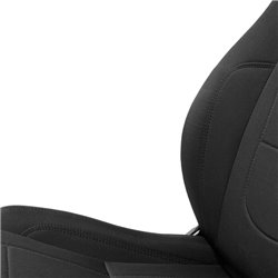 Siège baquet 'Retro II' - Noir - Dossier régable - incl. glissières