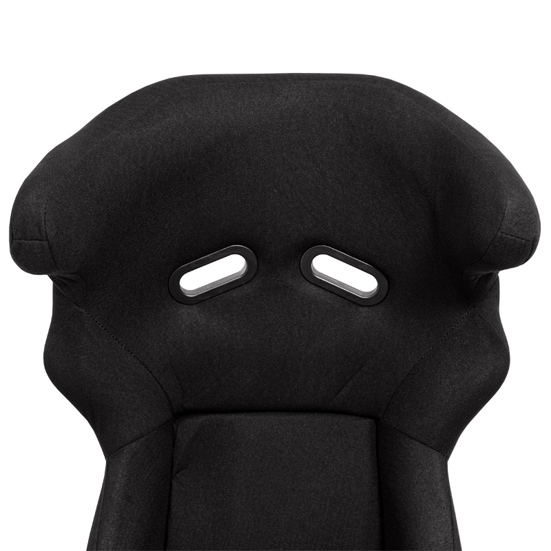 Siège baquet 'FS' - Noir - Dossier fixe en polyester - incl. glissières