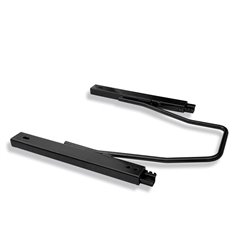 Siège baquet 'LV' - Noir - Dossier fixe en polyester - incl. glissières