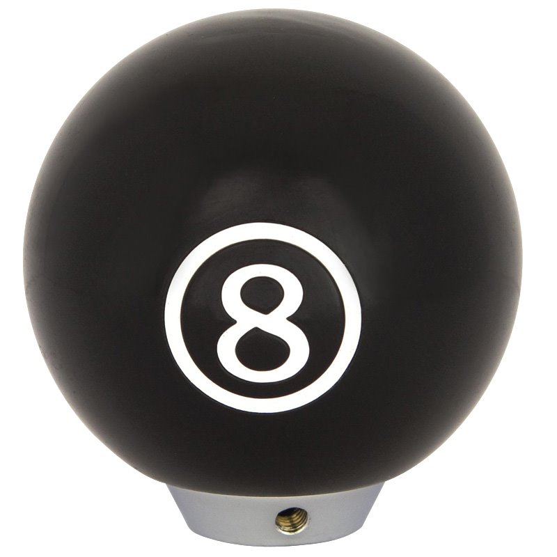 Pommeau universel 8-ball - Noir
