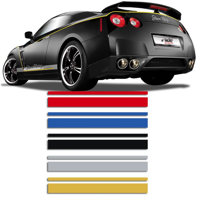Striping auto-adhésif universel AutoStripe Cool350 - d'Or - 2+3mm x 975cm