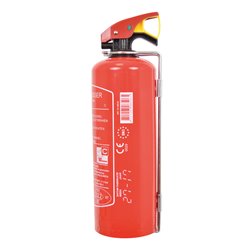 Extincteur 1kg - Rouge - inclusif support de montage (extincteur à poudre ABC)
