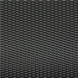 Grillage d'aluminium noir - nid d'abeille 12x6mm - 125x25cm